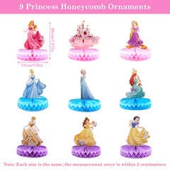 JJYHEHOT princess honeycomb centrepiece 2 brings a whimsical castle focal point to celebrations.