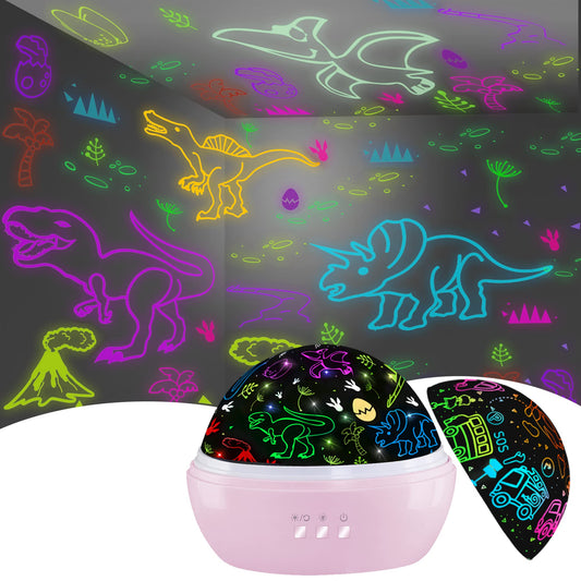 JKGIFTS dinosaur projection 2in1 car toy for imaginative playtime