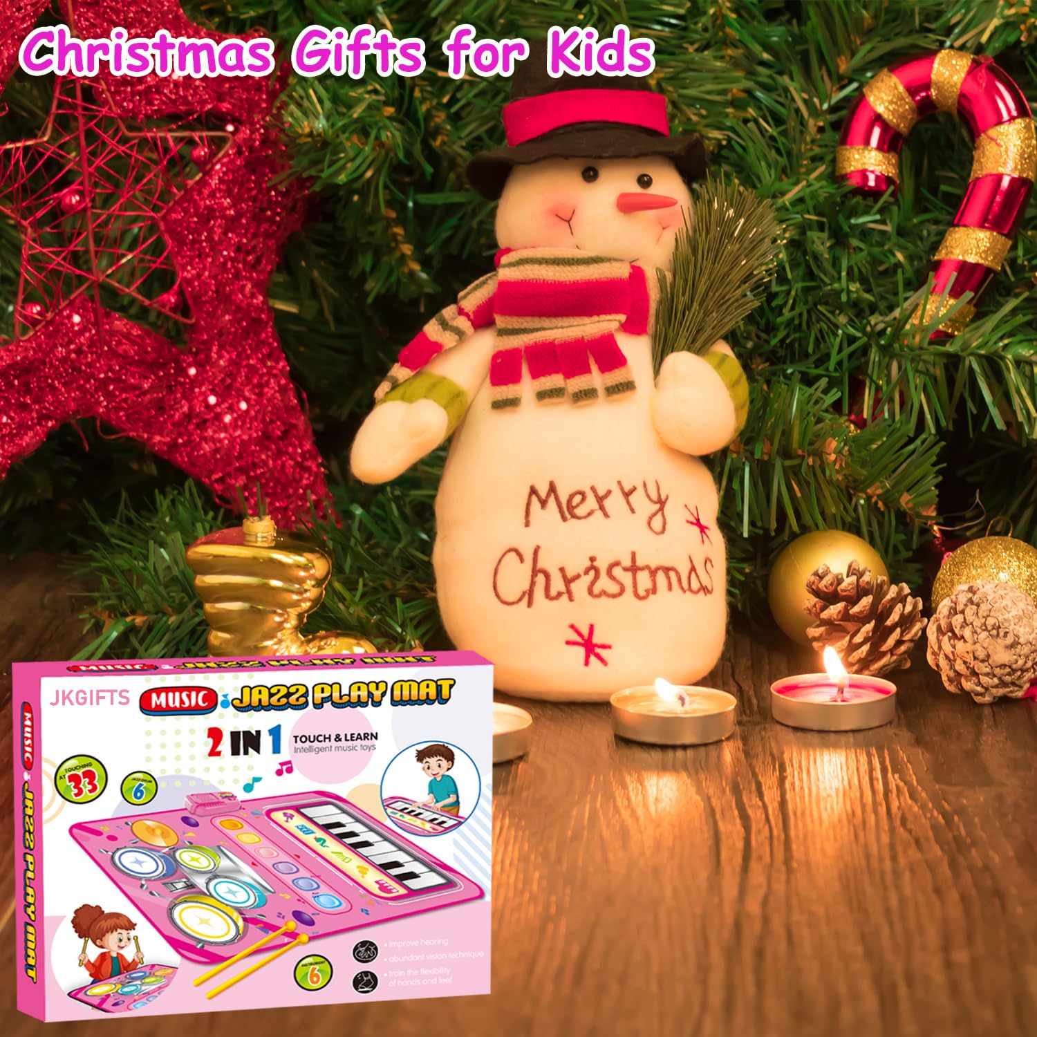 JKGIFTS first birthday gift idea supports parent-child interaction during music