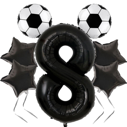 JKGOO 40-inch black number 0 balloon adds bold milestone flair