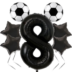 JKGOO 40-inch black number 0 balloon adds bold milestone flair