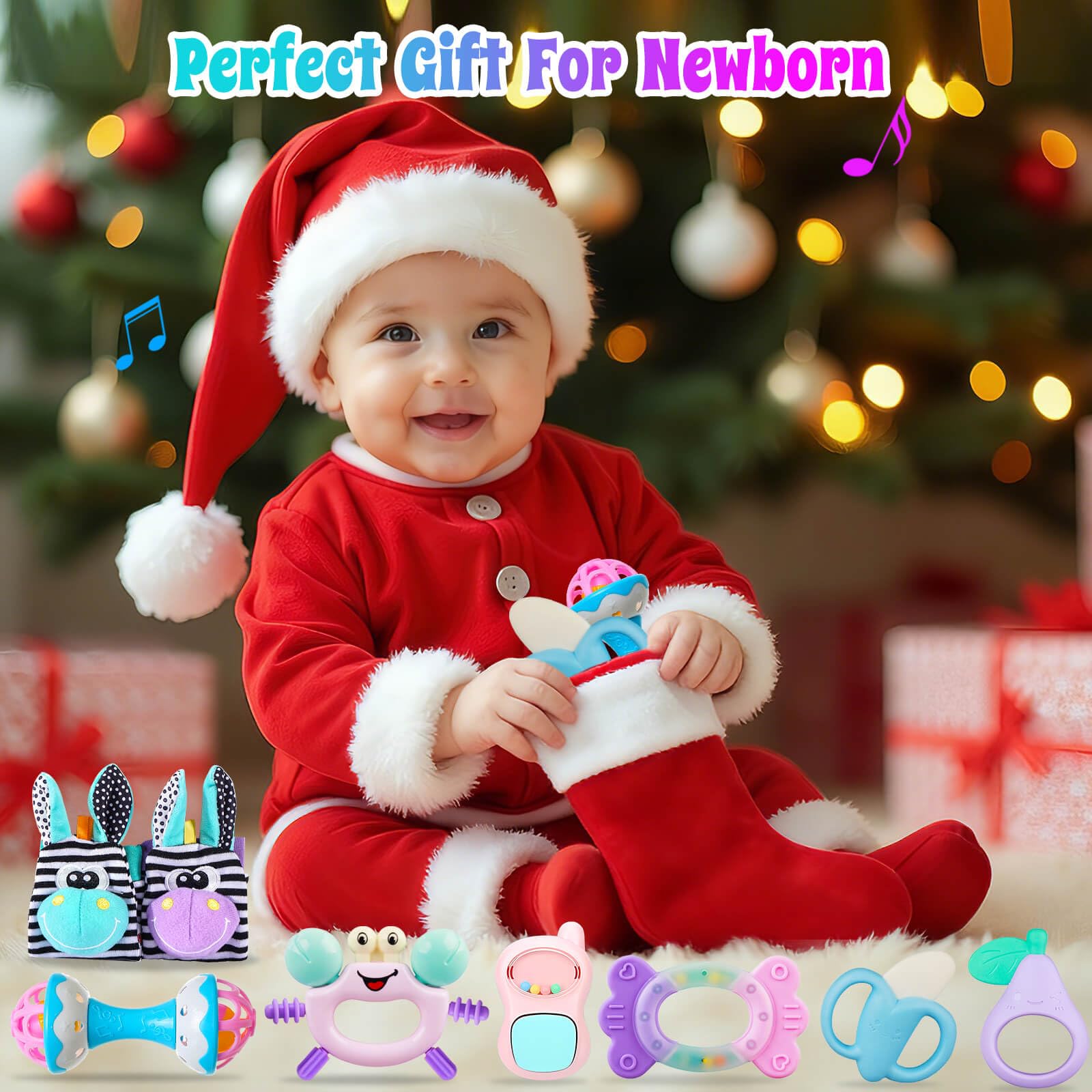 JKHEPL gift-ready set makes a thoughtful newborn or baby shower present.