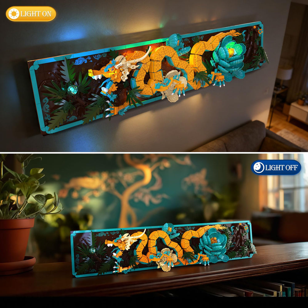JMBricklayer Mythic Dragon Tiles make a thoughtful gift for homes or offices