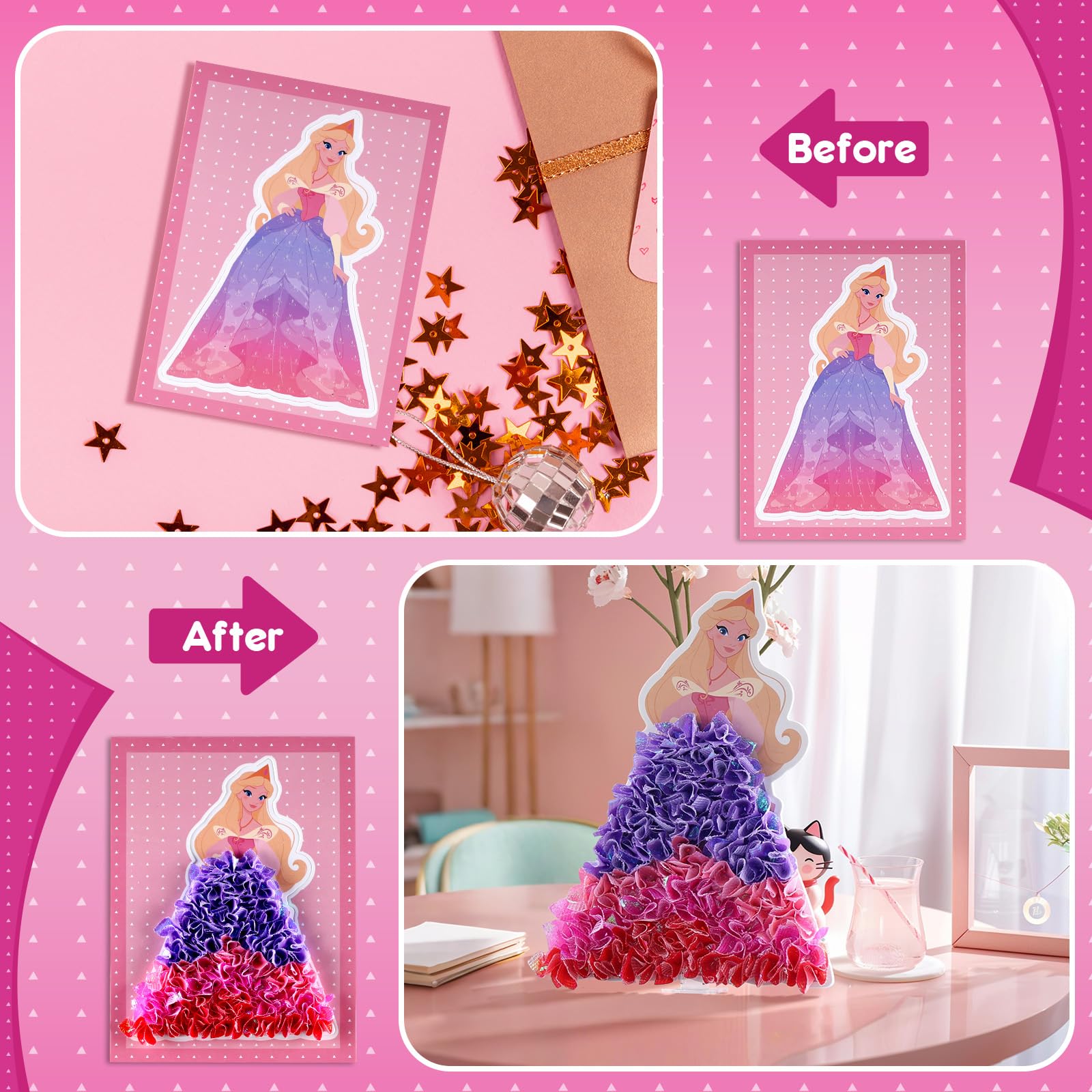 JMMICO Poke Art foam boards serve as sturdy bases for crafting.