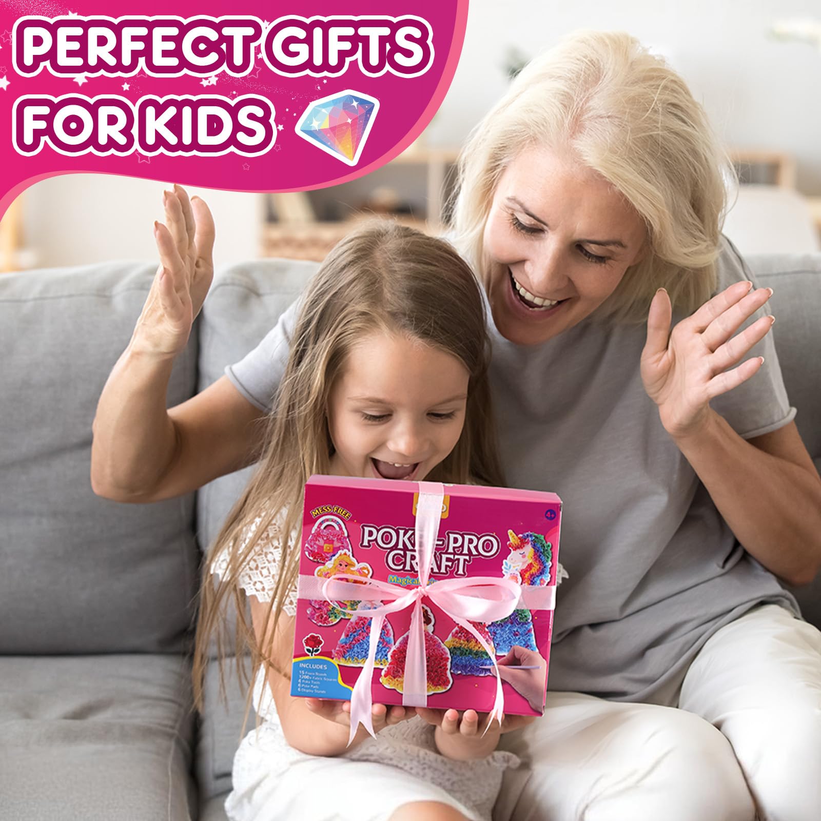 JMMICO Poke Art kit activity for parties with multiple kids at once.