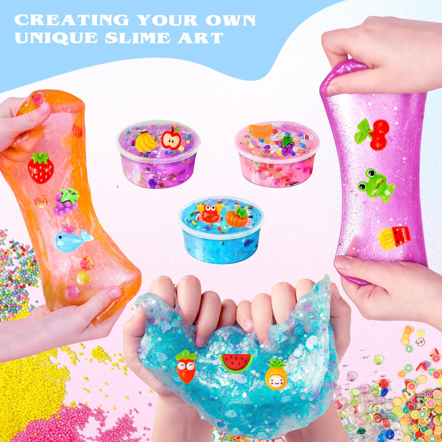 JMUQ fruit slices bring bright, themed looks to slime