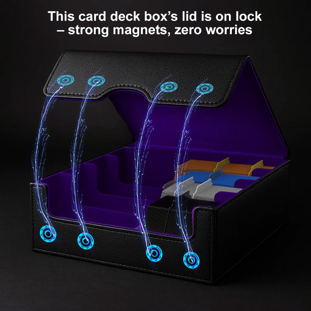 JNLODGE card box with 4 display stands highlights rare decks and collectibles.