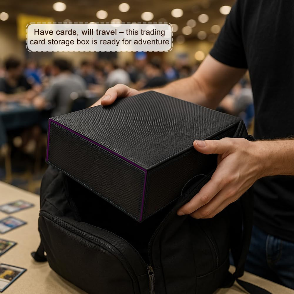 JNLODGE travel-ready design with anti-slip corners protects cards on the go.