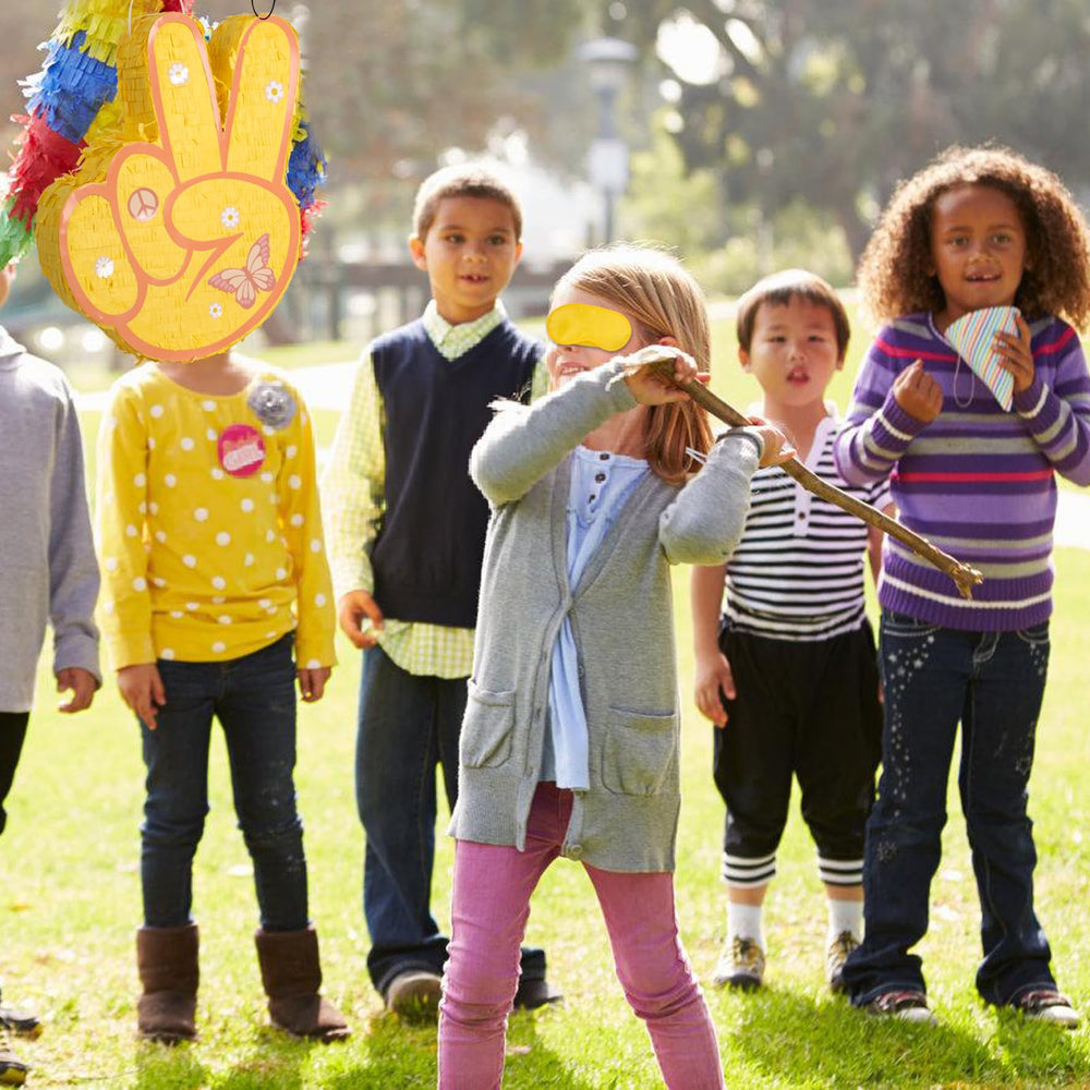 JOARHONAL Two Groovy Pinata with bat included, perfect for interactive group activity.