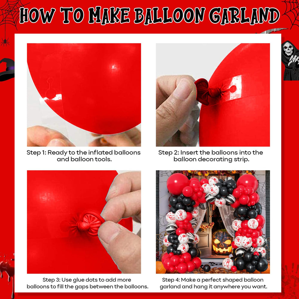 Jobkoo Balloon String keeps balloons aligned for a clean, professional look