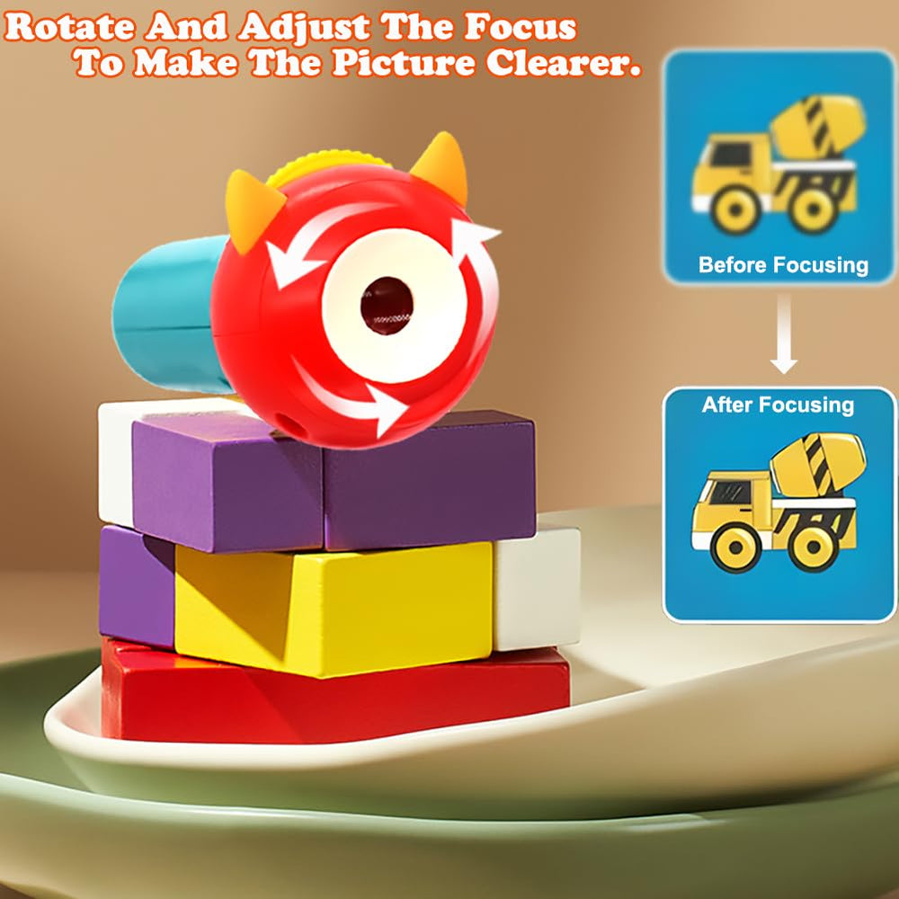 JOCOUNY adjustable focus HD projection for clear, vivid images during play