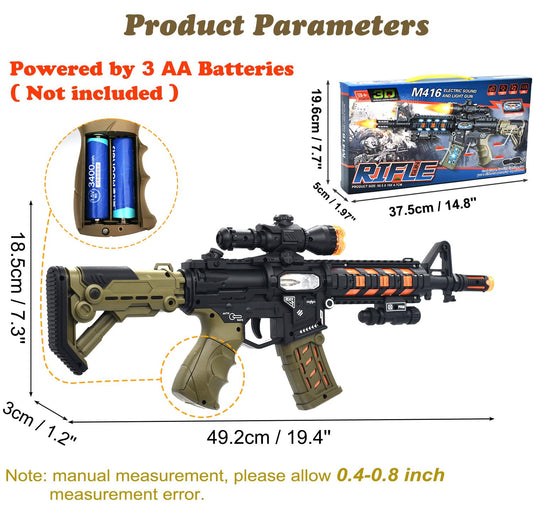 JOCOUNY JQ211 LED lights illuminate the gun for dramatic dark play.
