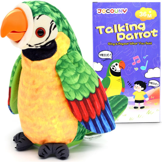 JOCOUNY toddler parrot toy singing action for language practice
