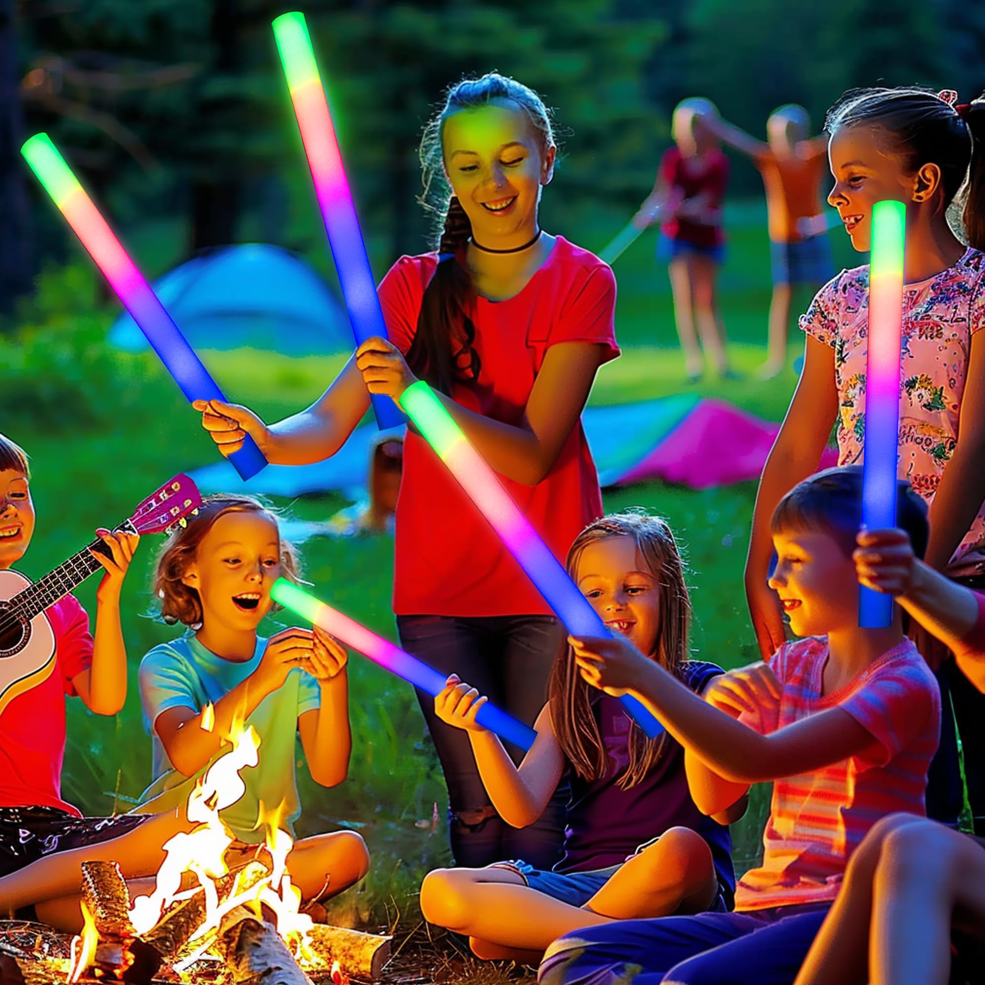 JODOUEEIR battery-powered LED glow stick ready to reuse
