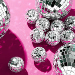 JOERSH disco ball mirrored surface close-up with premium shine