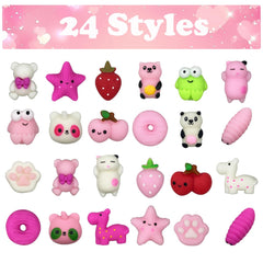 JoFAN 24 styles valentines squishies offer playful, twistable fun for kids.