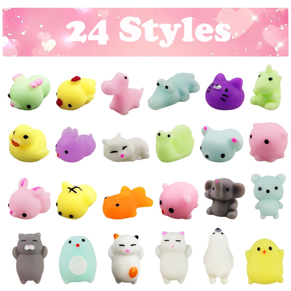 Colorful, unique squishy styles spark joy in classroom rewards