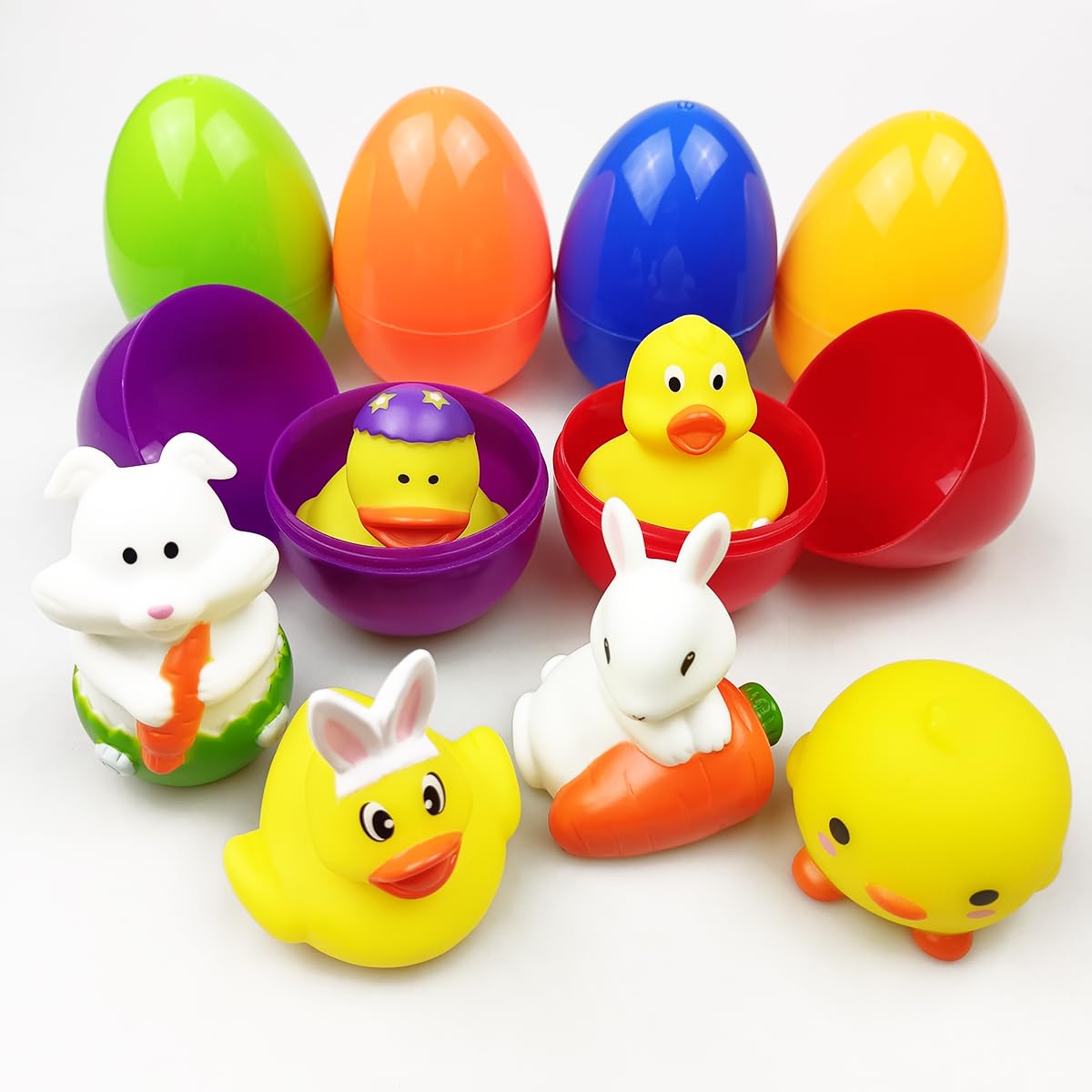 JoFAN bath time toy inside an egg encourages imaginative play in bath