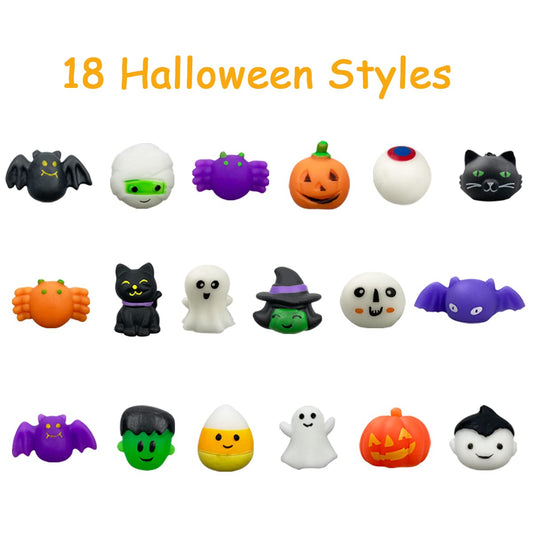 JoFAN Halloween squishy ghosts — cute, smooth texture for sensory play and gifts.