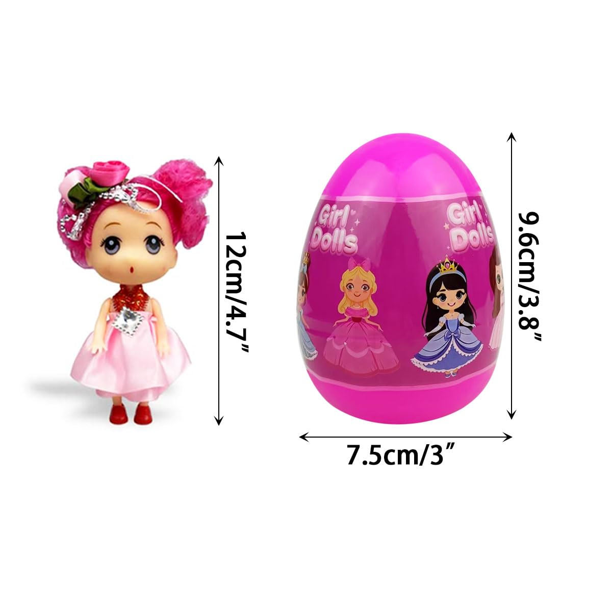 JoFAN doll collection within jumbo eggs invites trade and play