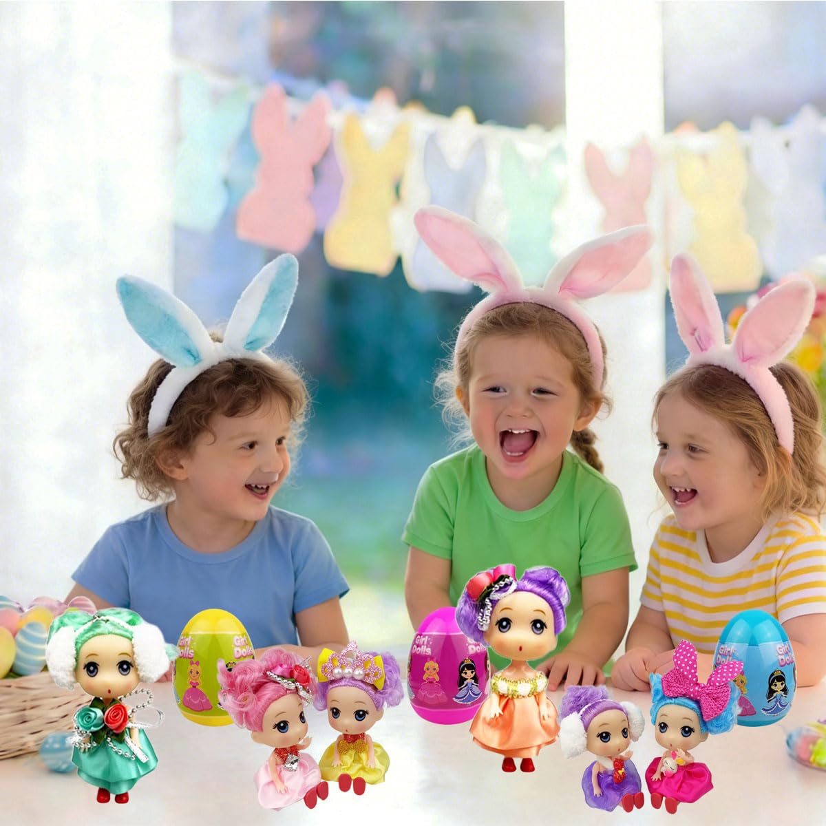 JoFAN jumbo egg displays multi-color shell perfect as Easter gift