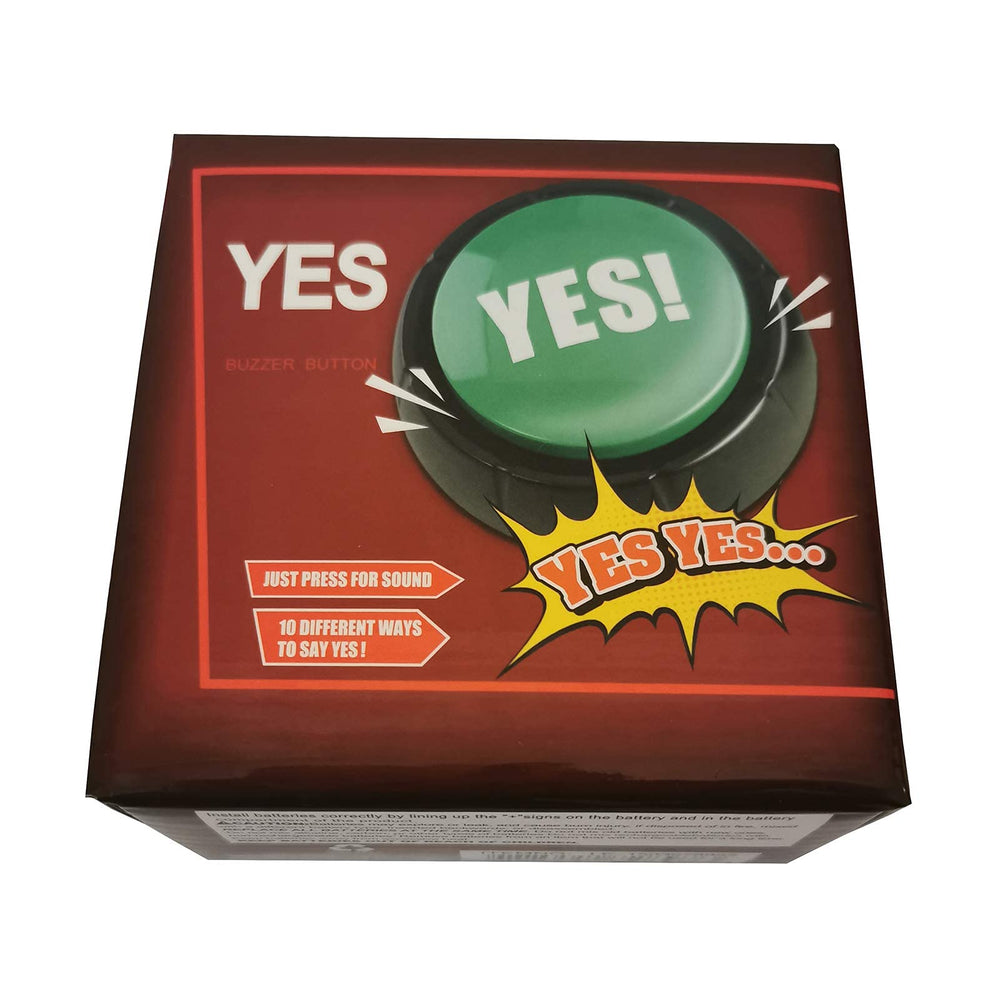 Joffreg YES Sound Button green closeup, highlighting color and compact design.
