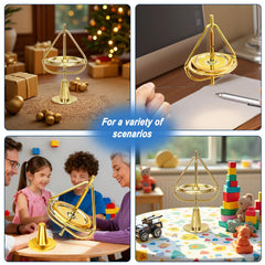 JOGEPEYO gyroscope compact design emphasizes portable desk toy for travel