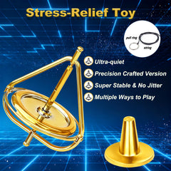 JOGEPEYO gyroscope spinning action captures dynamic motion and visual glow