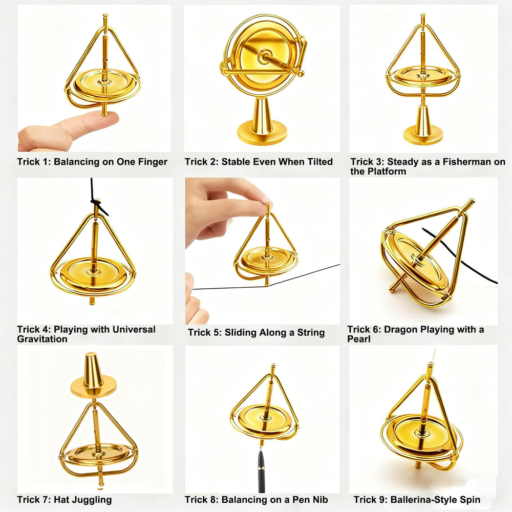JOGEPEYO gyroscope wrap rope technique demonstrates winding impact on spin duration