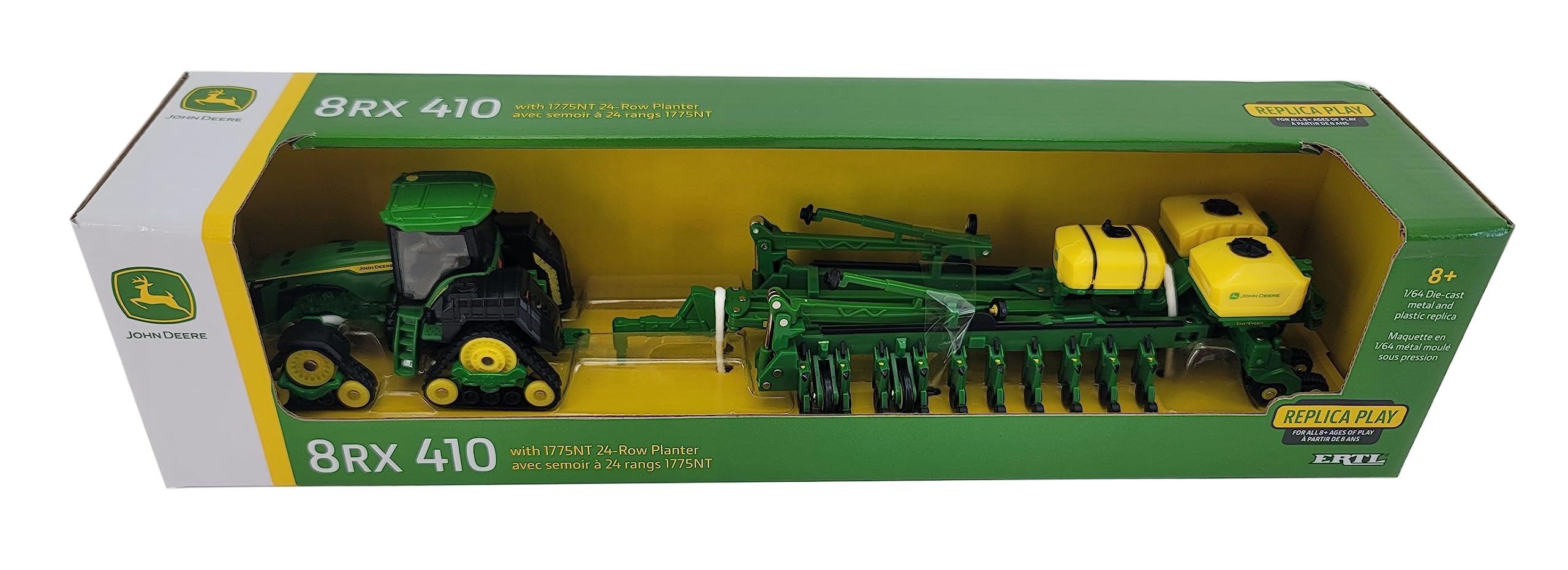 John Deere 8RX 410 narrow tracks option offers versatile display choices