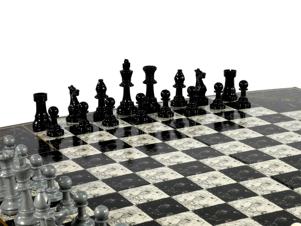 John N. Hansen Chess 4 four-player setup supports social game nights.