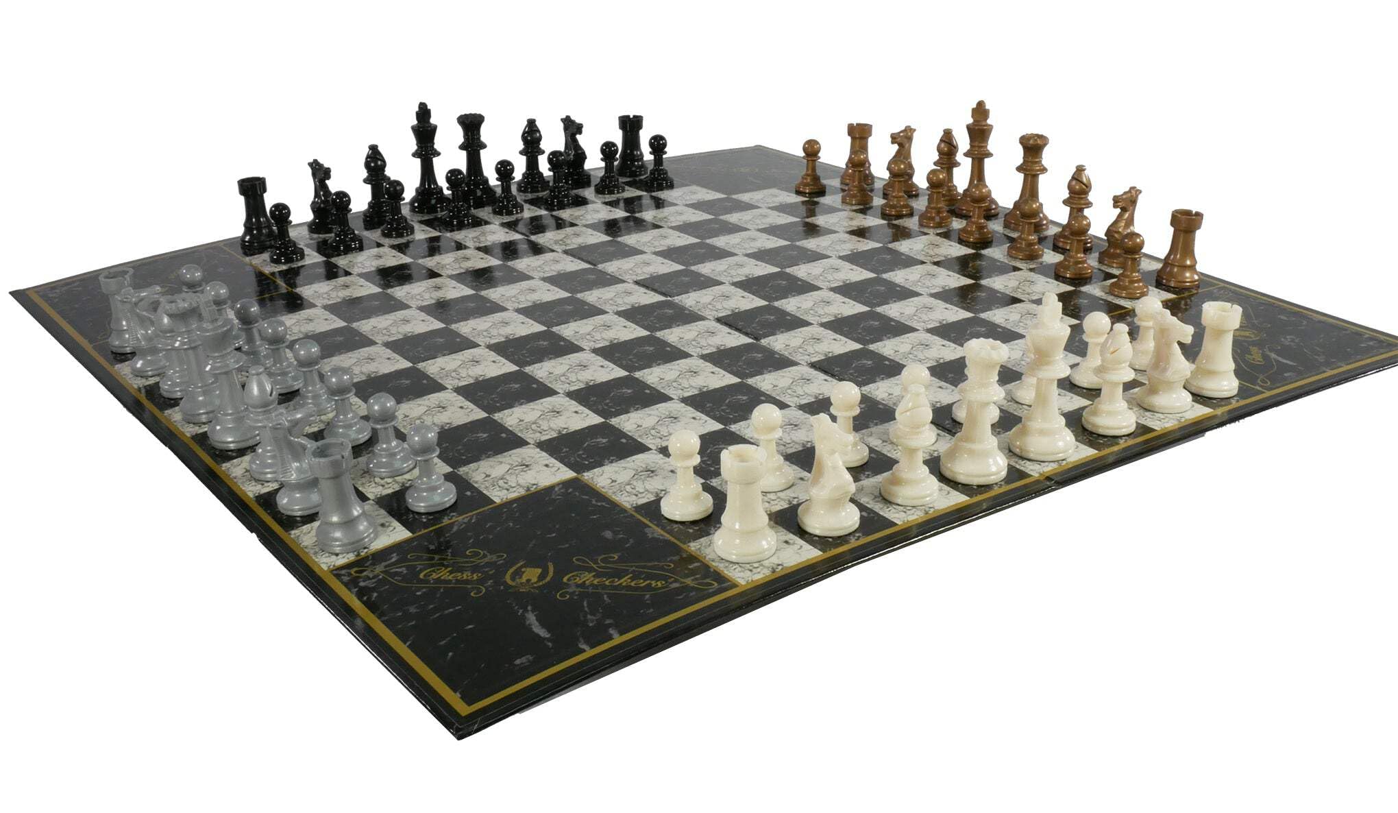 John N. Hansen Chess 4 king piece measures 2.5 inches for clear visibility.