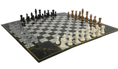John N. Hansen Chess 4 king piece measures 2.5 inches for clear visibility.