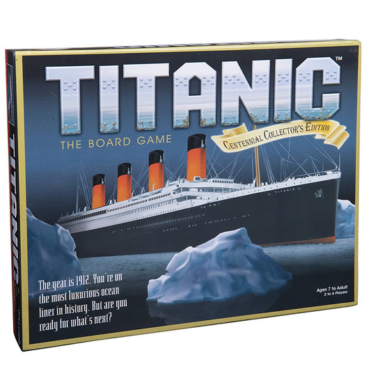 John N. Hansen Titanic board game character tokens for strategic movement.