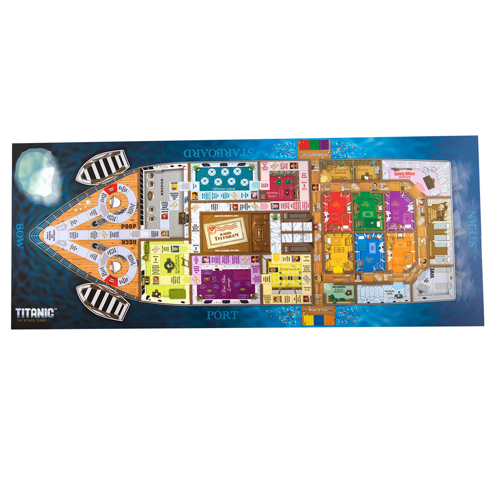 John N. Hansen Titanic board game packaging box ideal for collectors.