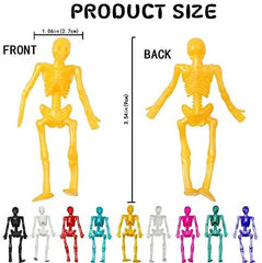 JOICEE stretchy skeletons in bold colors ideal as non-sweet Halloween gifts