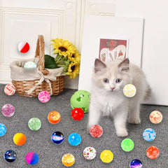 JOICEE glitter bouncy ball adds sparkle for eye-catching play sessions.