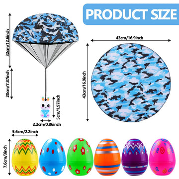 JOICEE Easter egg parachute chick toy, ideal for playful Easter activities
