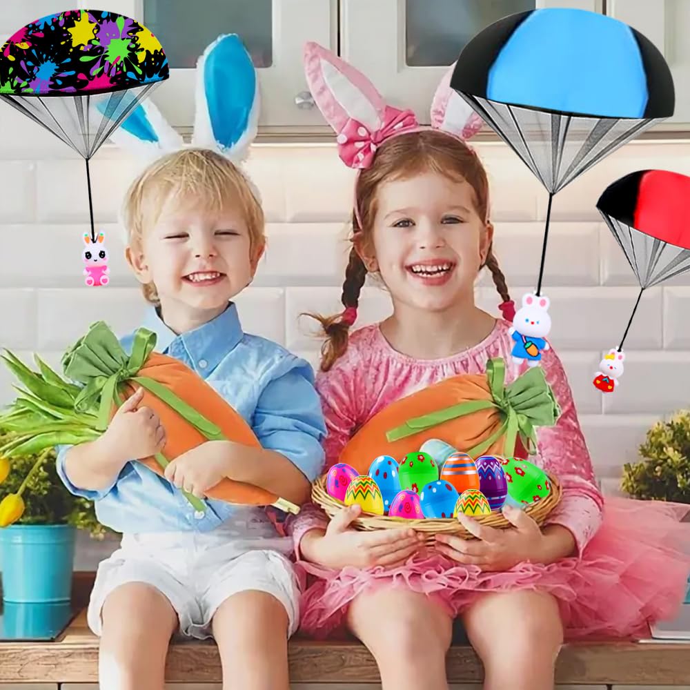 JOICEE Easter egg parachute kitten toy, vibrant for party favors and celebrations