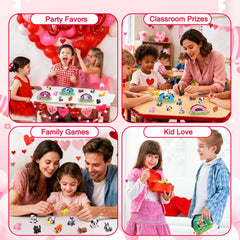 JOICEE Valentines chicken figurine with non-toxic material for kids crafts