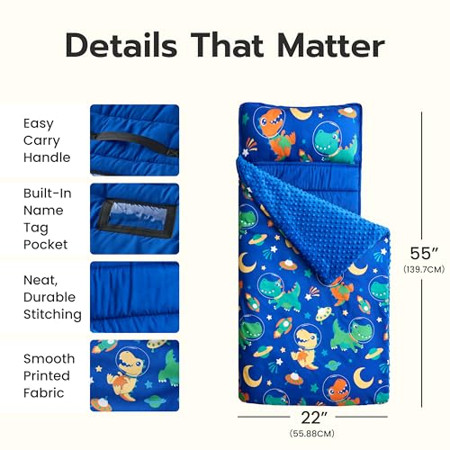 Joiedomi dinosaur design nap mat creates playful rest scene