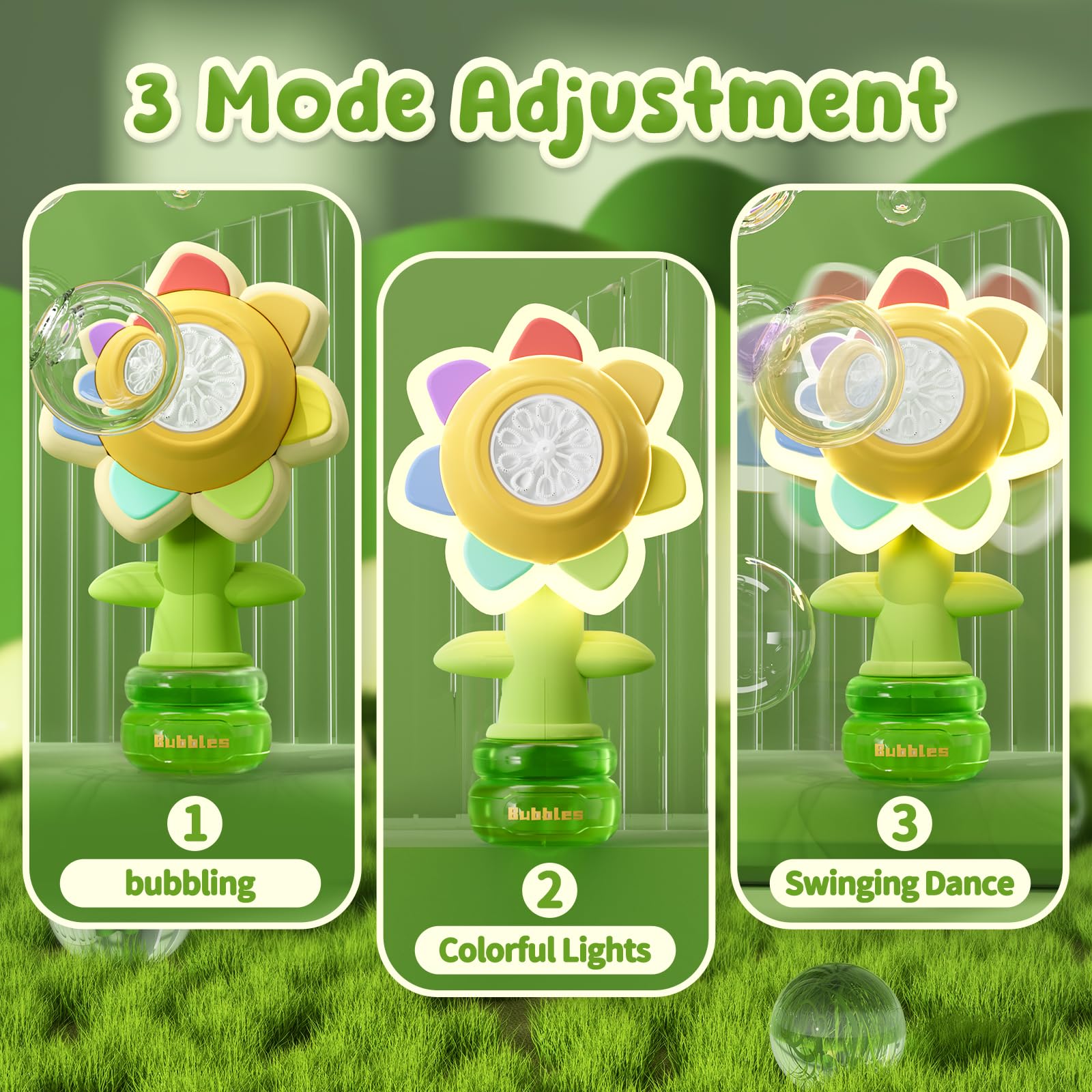 JOI MEW includes ten refill packs for extended bubble play