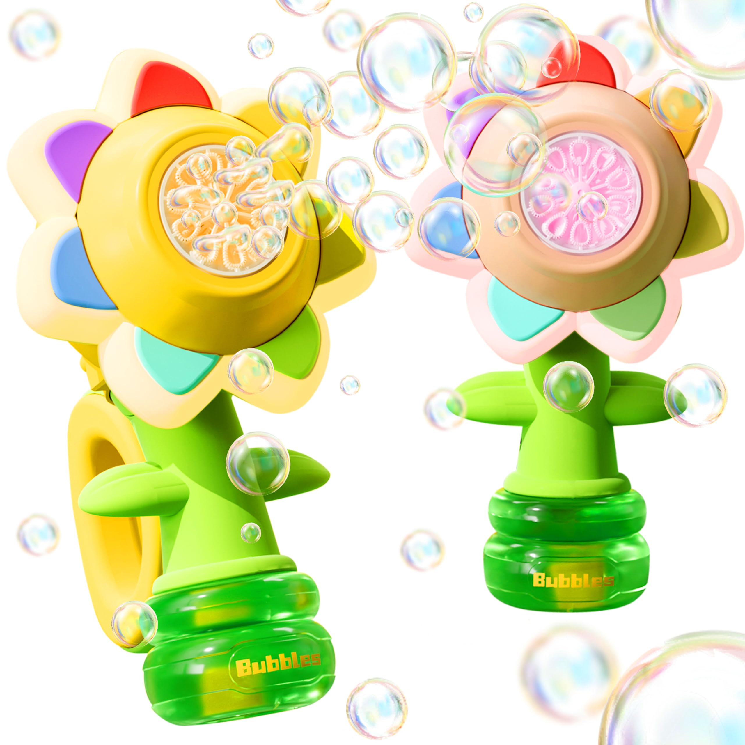 JOI MEW 2 Pack Bubble Guns front view shows two blasters for outdoor fun