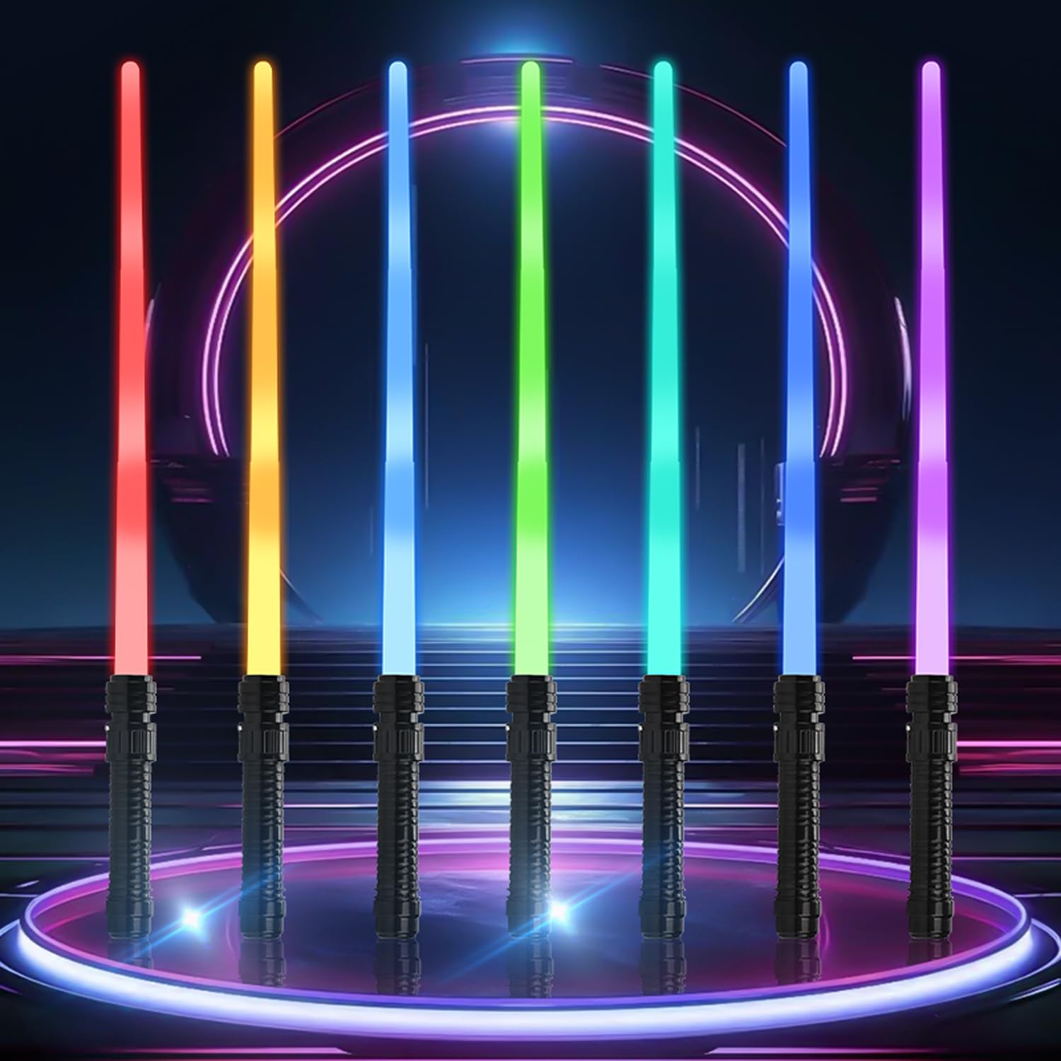 JOINBO light-up sabers with 7-color changes for vivid cosplay.