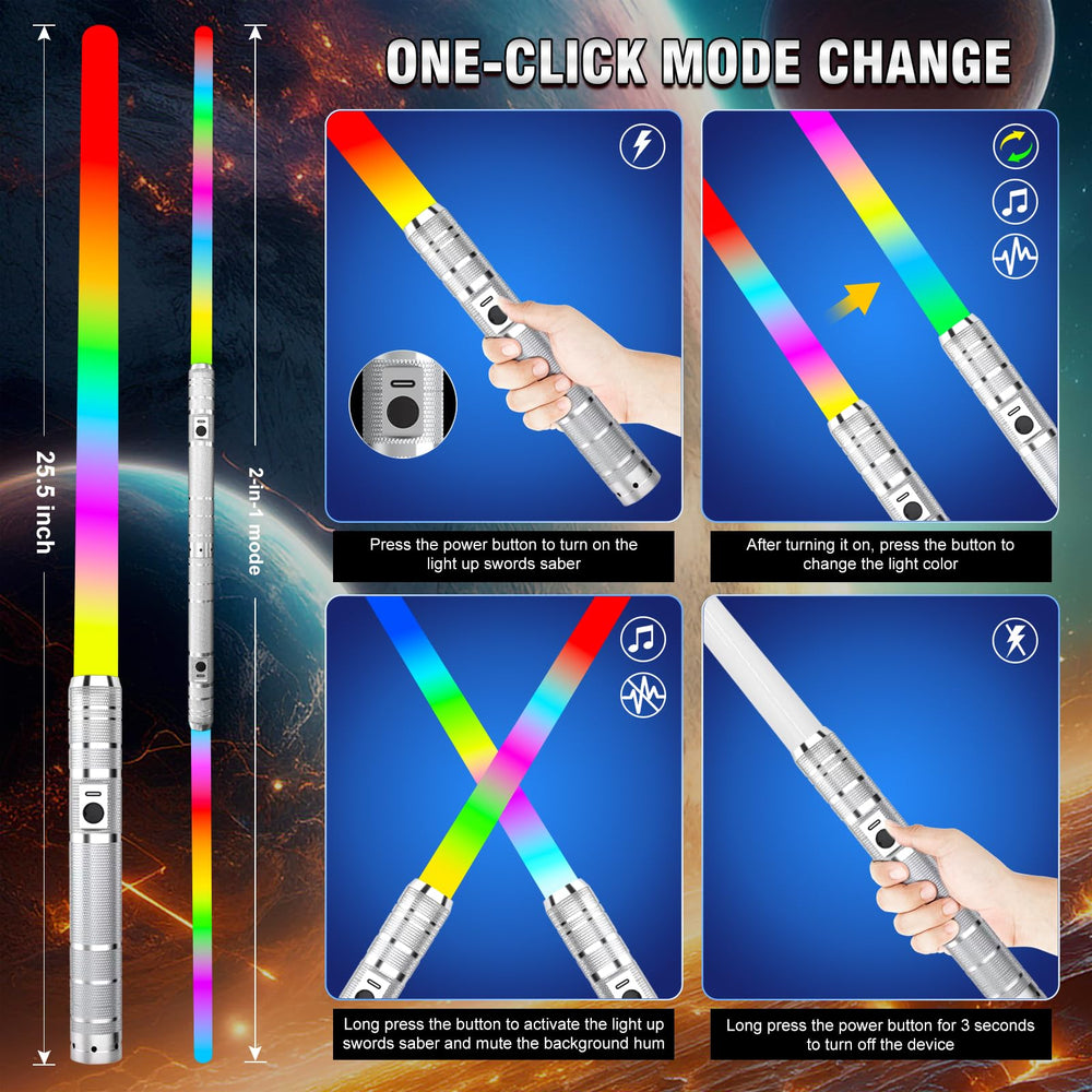 JOINBO light-up sword dual-sword mode enables two-player duels