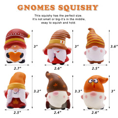 JOINBO Thanksgiving Gnomes Squishies kid gift set for imaginative play