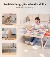JOIN&JOY 34x25 inch wood puzzle board flat surface for large puzzles
