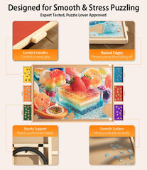 JOIN&JOY puzzle board pro colorful drawers for color- or shape-based sorting