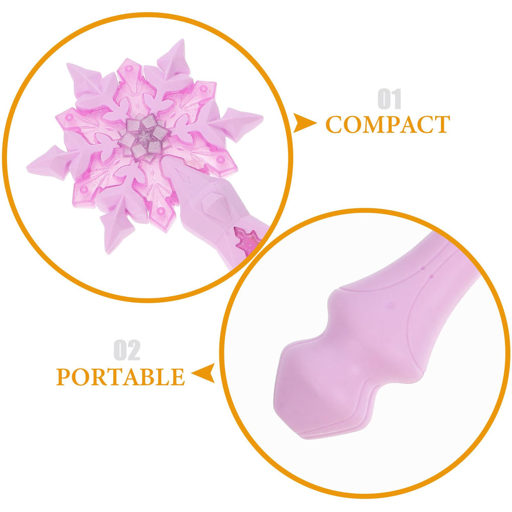 JOINPAYA Snowflake Wand ergonomic handle provides comfortable grip.