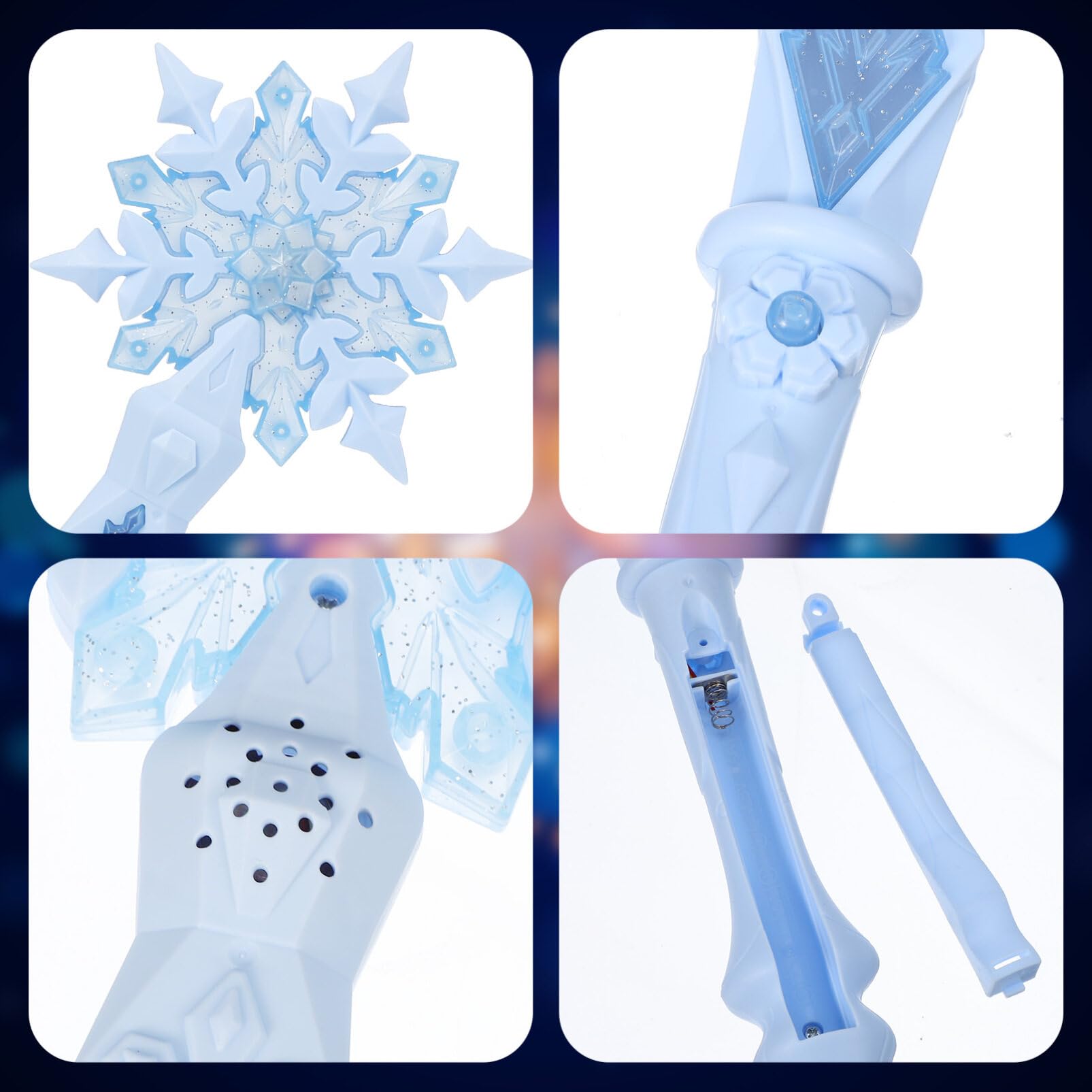 JOINPAYA Snowflake Wand snowflake design adds whimsy to dress-up